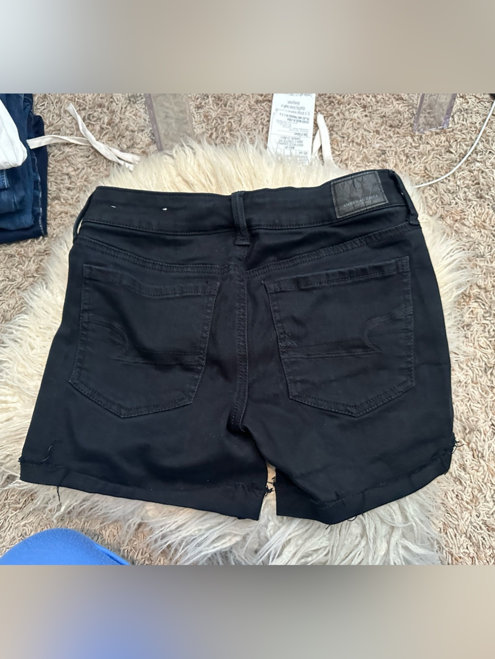 American Eagle Outfitters Black Denim Jean Shorts